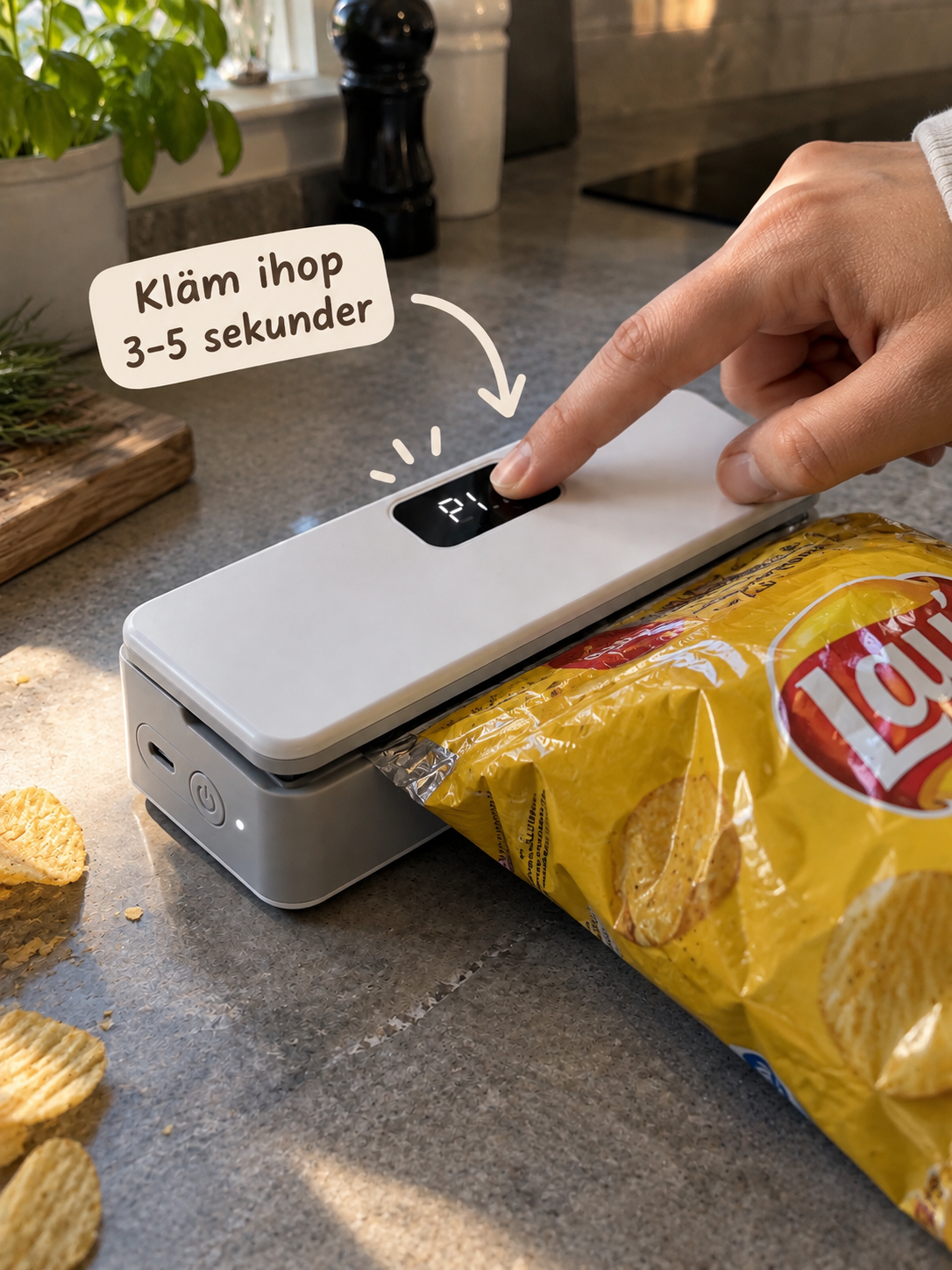ZipSeal™ – Smart Påsförslutare
