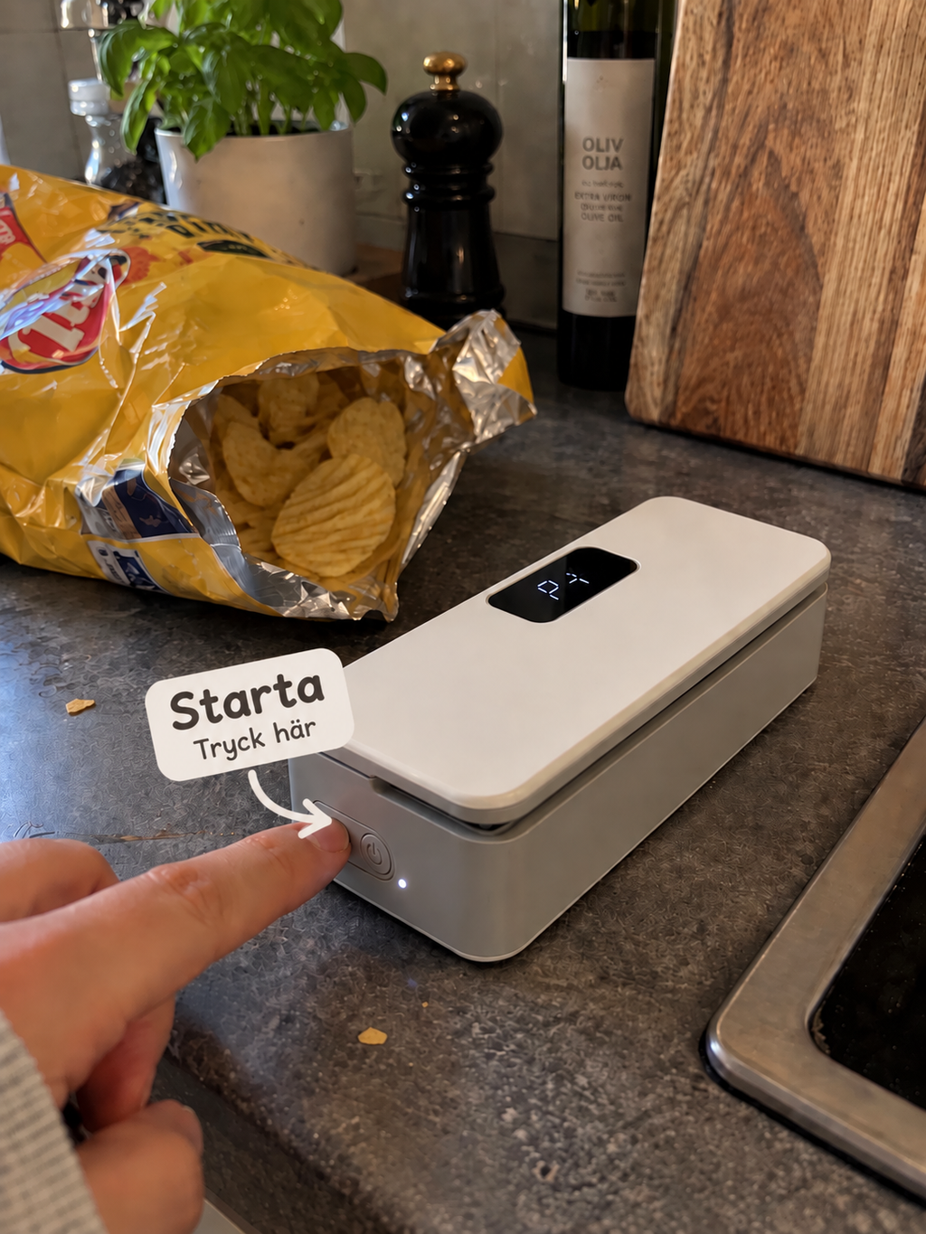ZipSeal™ – Smart Påsförslutare